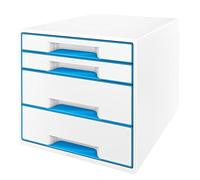 Leitz Cajonera Wow Desk Cube 4 cajones (2 grandes y 2 pequeños) Blanco Niños