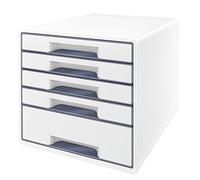Leitz Cajonera 5214 WOW – 5 cajones – blanco/gris