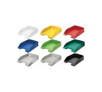 Leitz 52270250 - Bandeja para correo (tamaño A4, poliestireno), color verde claro