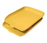 Leitz 53581019 Leitz - Bandeja para cartas (2 unidades), color amarillo cálido