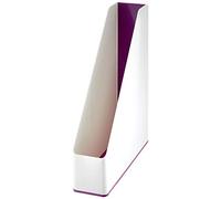 Leitz 53621062 WOW Duo Colour - Archivador de pie (4 unidades), color morado