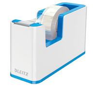 LEITZ 53641036 - Dispensador de cinta adhesiva WOW DUAL color azul metalizado/blanco