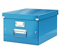 Leitz 6044 WOW caja de almacenamiento mediana azul metalizado