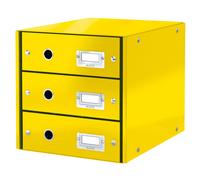 Leitz 6048 WOW cajonera amarillo (3 cajones)