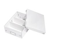 Leitz 6057 WOW caja de clasificación pequeña blanca metalizada