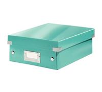 Leitz 6057 WOW caja de clasificación pequeña turquesa metalizado