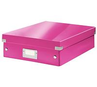 Leitz 6058 WOW caja de clasificación mediana rosa