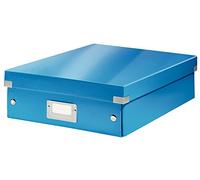 Leitz 6058 WOW caja de clasificación mediana azul
