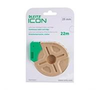 Leitz 70090001 Cinta de papel blanco 25 mm x 22 m
