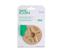 Leitz 70110001 Cinta de papel blanco 12 mm x 22 m