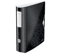 Leitz Archivador de palanca WOW 1106 A4 plástico negro lomo curvado 75 mm