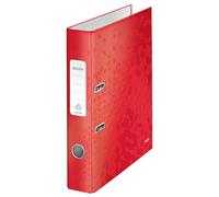 LEITZ WOW Archivador de palanca A4 180º 50mm Rojo (Set de 10)