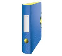 Leitz – Archivador de palanca A4 180° Active Urban Chic, azul, lomo redondeado 65 mm