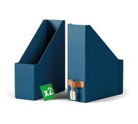 Leitz Archivador revistero 2 A4, 900 hojas, resistente, compatible estanterías modulares, Azul Noche
