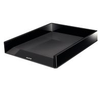Leitz Bandeja Portadocumentos, A4, Apilable, Negro/Gris, Wow, 53610095