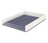 Leitz Bandeja Portadocumentos A4, Blanco/Gris, Gama Wow, 53611001