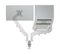 Leitz Brazo dual para monitor y portátil Ergo Space Saving gris