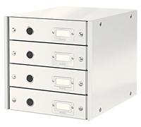 Leitz Cajonera 6049 WOW Blanco metalizado 4 cajones