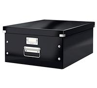 Leitz Caja de almacenaje A3 Click and Store 60450095 – Grande, negro