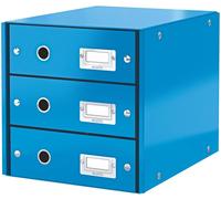 Leitz - Caja de almacenamiento Leitz Wow, con sistema de cierre a presión. Disponible en: 3 unidades. | 1 unidad | 3 unidades