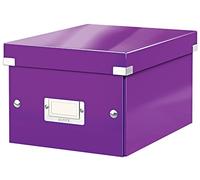 Leitz Caja de almacenamiento pequeña A5, Púrpura, Click and Store, 60430062