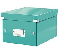 Leitz Caja de almacenamiento 6043 WOW pequeña A5 Click and Store turquesa