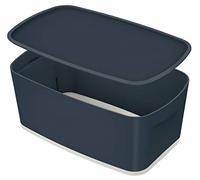 Leitz Caja Pequeña con Tapa MyBox, Gama Cosy, Gris Terciopelo, 52630089