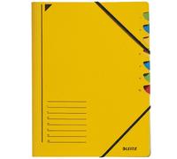 Leitz carpeta clasificadora amarilla (7 pestañas)