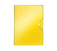 Leitz Carpeta Clasificadora WOW A4 Amarillo con 6 Separadores + 1 Extra