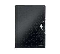 Leitz Carpeta clasificadora WOW A4 con 6 separadores + 1 extra Negro