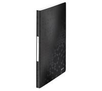 LEITZ Carpeta con fundas Wow Negro A4 40 fundas (Set de 10)