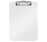 Leitz Carpeta con Pinza, A4, Plástico Rígido, Gama WOW, Blanco, 39710001