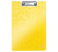Leitz Carpeta con pinza y tapa Gama WOW A4 Polyfoam ligero Amarillo 419900016