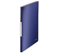 Leitz Escaparate Style Carpeta con 40 fundas, Azul titan, Din A4