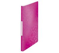 LEITZ Carpeta de fundas Wow A4 con 40 fundas, Fucsia (Set de 10)