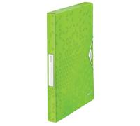 Leitz Carpeta de proyectos A4 Gama WOW — 250 hojas, cierre elástico, verde (46290154)