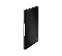Leitz Carpeta Solid Escaparate Negro con 40 fundas DIN A4