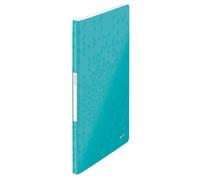 LEITZ Carpeta Wow con 20 Fundas Turquesa A4