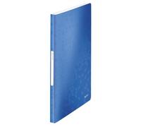 LEITZ Carpeta Wow con 40 fundas A4 Azul (Set de 10)