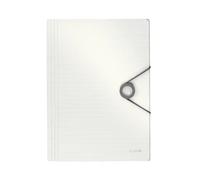Leitz Carpeta WOW Solid 3 Solapas Polipropileno DIN A4 Blanco