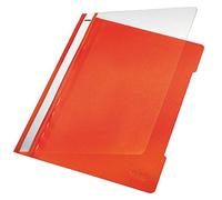 Leitz Carpetas Estándar para 250 hojas, Plástico, A4, Naranja