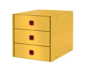 Leitz Click & Store Cosy Fichero de 3 cajones amarillo 290x283x360 mm