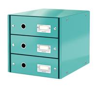 LEITZ Click&Store Fichero Organizador 3 Cajones Turquesa
