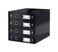 Leitz Click&Store Módulo de 4 cajones plegable Negro