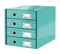 Leitz Click&Store Módulo de 4 Cajones Plegable Turquesa