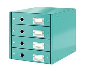 Leitz Click&Store Módulo de 4 Cajones Plegable Turquesa
