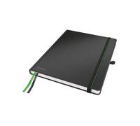 Leitz Complete Cuaderno Encolado Tapa Dura Tamaño iPad 242x187 mm, 80 Hojas Cuadriculado 5 mm, Color Negro