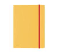 Leitz Cosy Carpeta de Polipropileno con Gomas, Solapas y Bolsillo Interior Amarillo DIN A4