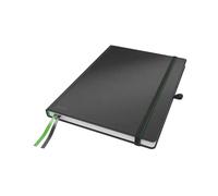 Leitz CUADERNO ENCOLADO COMPLETE A4 (210x297 mm) Tapa Dura - 80 Hojas Rayado Horizontal - Negro