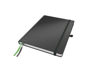 Leitz CUADERNO ENCOLADO COMPLETE A4 (210x297 mm) Tapa Dura - 80 Hojas Rayado Horizontal - Negro